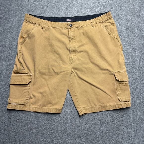 Lot of 2 Dickies Ripstop Cargo Shorts Mens 44 Tan/Black Relaxed Fit 10" Inseam - Picture 9 of 16